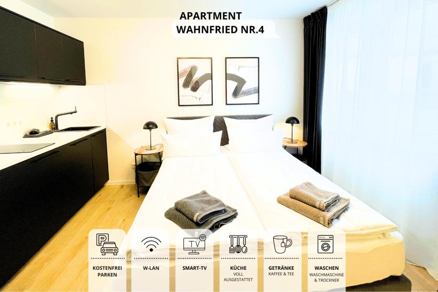 Apartment Wahnfried No4 - Zentral Wohnen Mit Kueche Und Duschbad, Parkplatz, 300M Zur Fussgaengerzone بايروث المظهر الخارجي الصورة