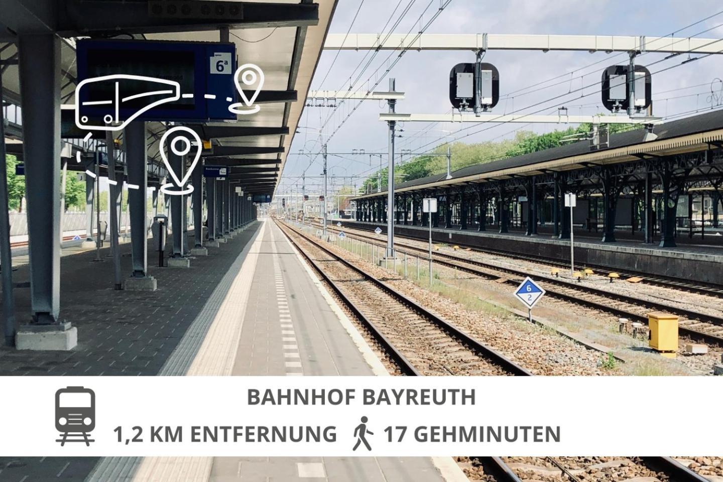 Apartment Wahnfried No4 - Zentral Wohnen Mit Kueche Und Duschbad, Parkplatz, 300M Zur Fussgaengerzone بايروث المظهر الخارجي الصورة